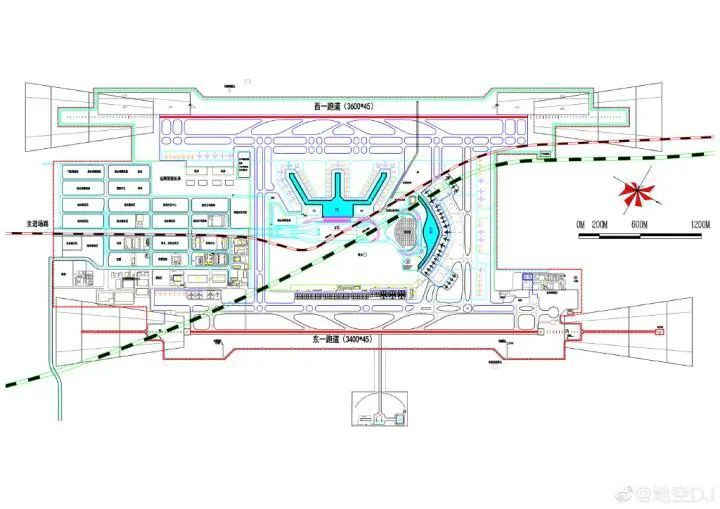 最新淮安机场规划图｜全新淮安机场布局图揭晓